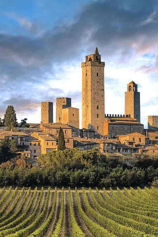 ANTI-BUS TOUR! By van: San Gimignano & Chianti Wine - Cheese factory tasting: pecorino, cured hams, and balsamic flavors