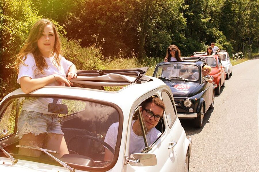 Chianti Countryside Full-Day Tour by Vintage Fiat 500 - Castellina in Chianti: photo stop and a self-guided reset