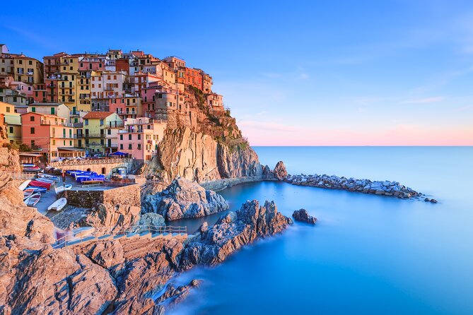 Cinque Terre and Pisa Tower Tour from Florence Semi Private - Vernazza by seafront train: the stop that usually steals the show