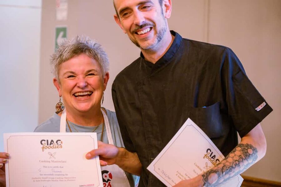 Cooking Class with Carbonara, Pesto Making, Lasagna, Cannoli - The meal moment: wine, tasting, and eating what you made