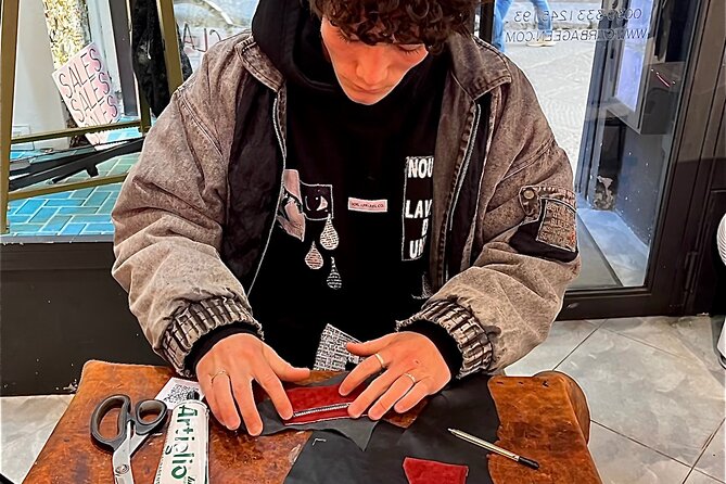 Create your own leather wallet in Florence + coffee - Location in Florence: Central Enough to Fit Your Day