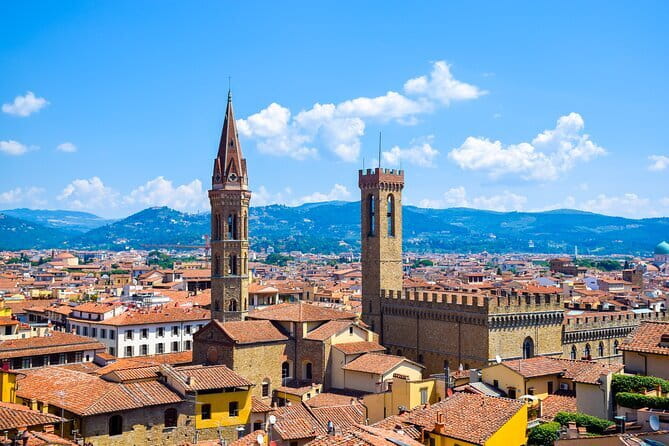 Discover Florence city center on e-cabriot fiat 500 - Stop 6: Basilica San Miniato al Monte for Romanesque beauty and crypt atmosphere