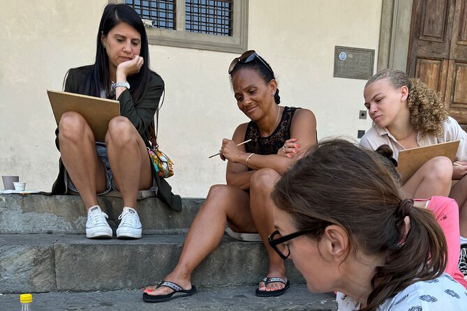 Drawing and Watercolor Workshop in the Heart of Florence - A break from churches and crowds, with a real memory at the end