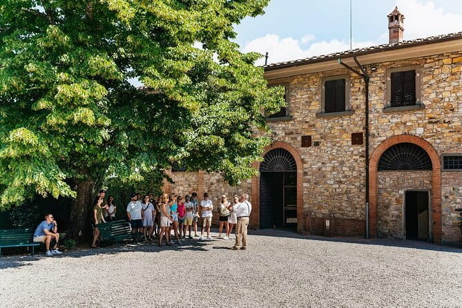 Essence of Chianti Small Group Tour with Lunch and Tastings from Florence - Stop 1 at Tenuta Riseccoli: organic, family-run, and built on the hills