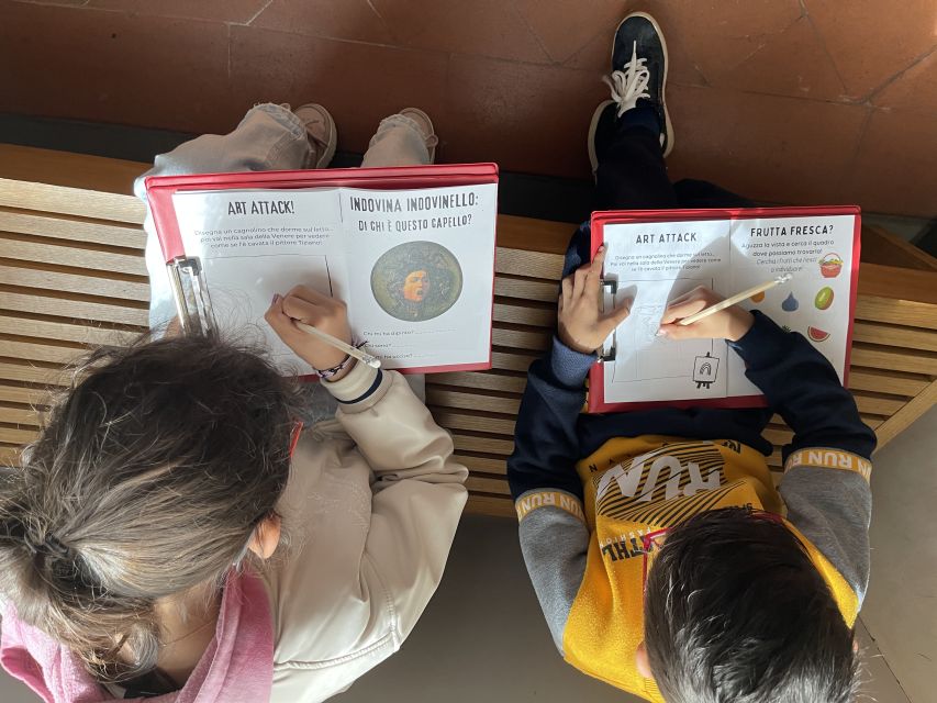 Firenze: Uffizi Tour per famiglie - Finishing at Loggia del grano di G. Parigi del Seicento