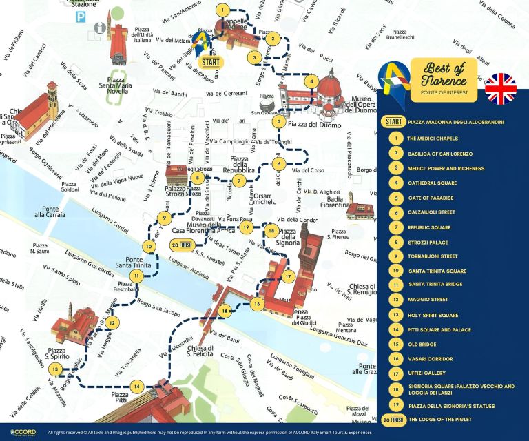 Florence: 2.5 hour Audio Guided Walking Tour led by Host - Audio Through Your Headset, With a Human Guide Nearby