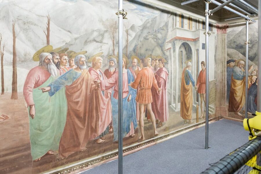 Florence: Access to the Brancacci Chapel - The fresco lineup: Masolino, Masaccio, Filippino Lippi