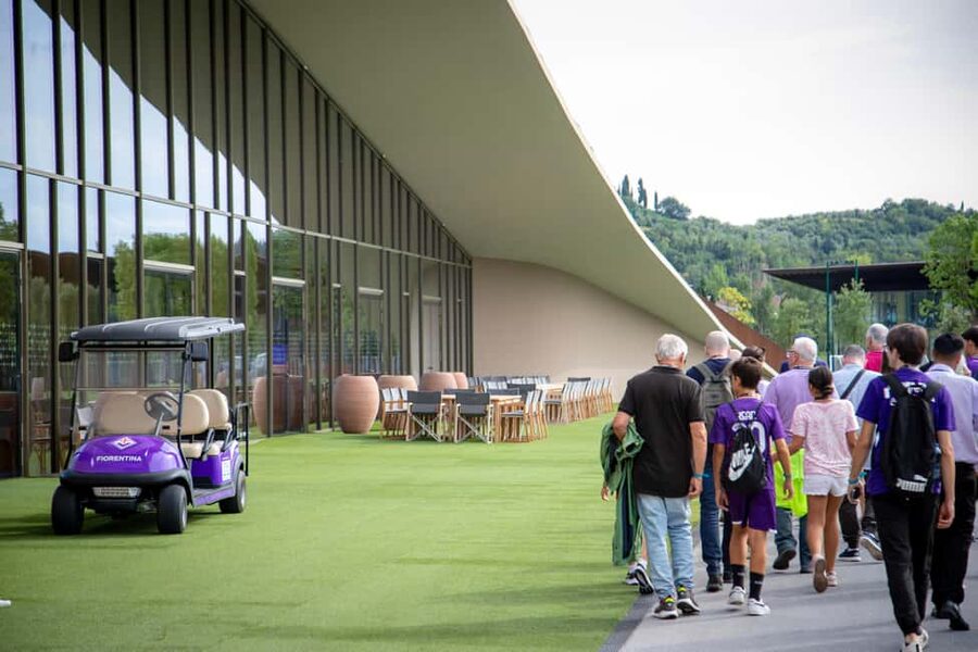 Florence: ACF Fiorentina Viola Park Guided Tour & Drink - Training fields and pavilions: what ten regulation pitches really means