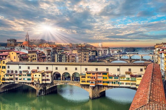 Florence by golf Cart Piazzale Michelangelo - San Niccolò’s Medieval Mood and the Drive-Past Moments: Uffizi and the Library