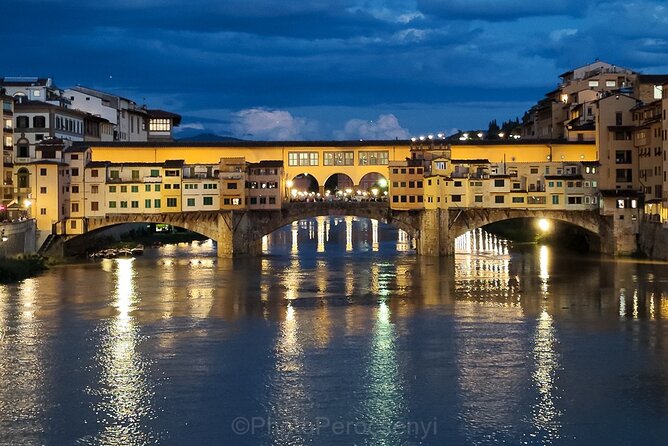Florence by Night Photo Tour with a Professional Photographer - Ponte Vecchio at night: reflections that reward patience