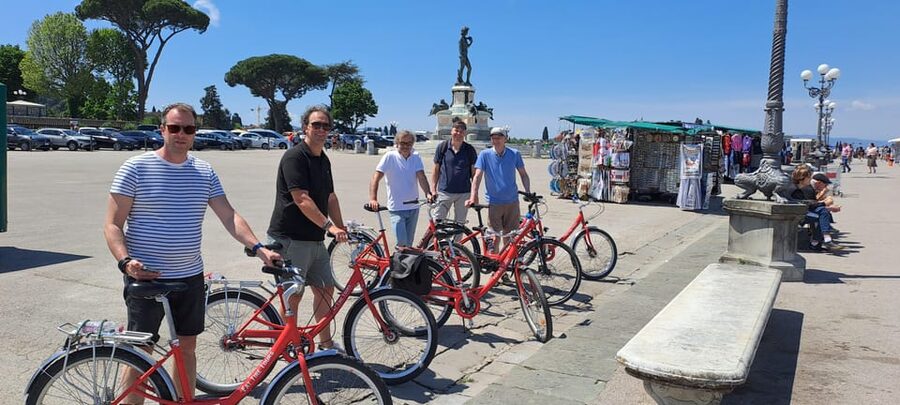 Florence: City Highlights Bike Tour - Piazza della Santissima Annunziata and San Niccolò: The Hillier Side of Florence
