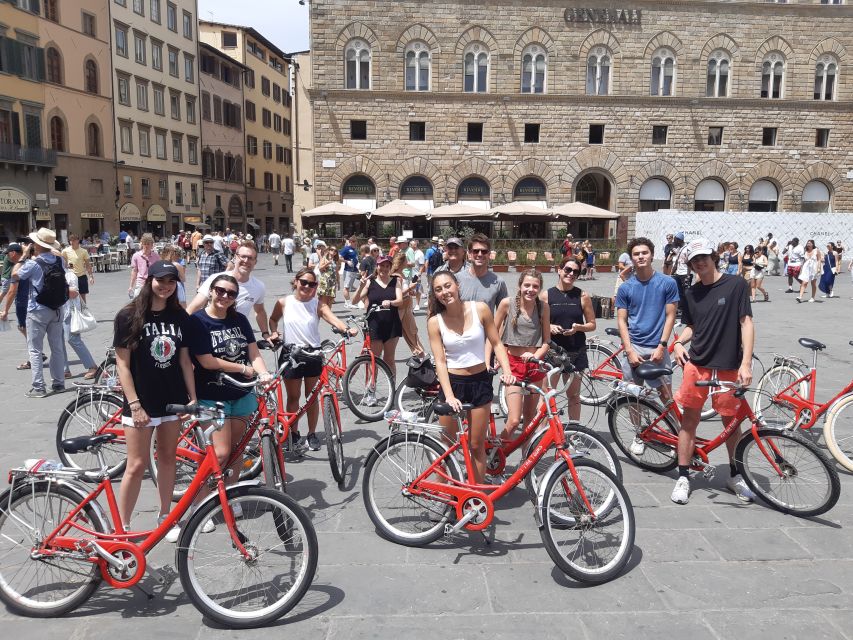 Florence: City Highlights Bike Tour - Piazza della Signoria: Statues at Human Eye Level