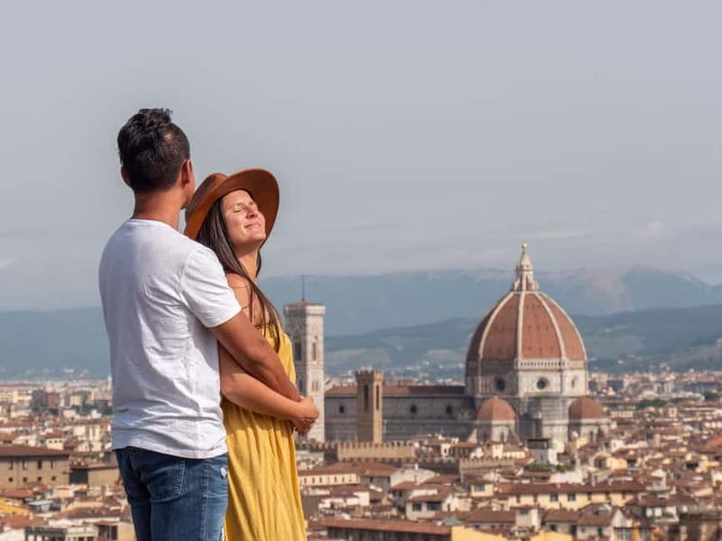 Florence: City Skyline Photoshoot at Piazzale Michelangelo - Posing help that actually makes photos better