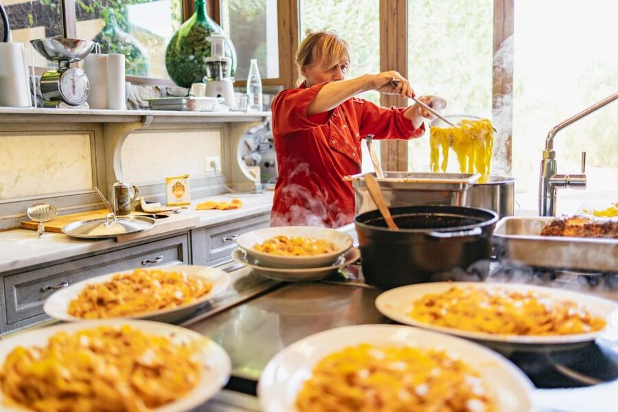Florence: Cooking Class at a Tuscan Farm & Local Market Tour - Chianti Break, Then Pork and Potatoes with Farm Herbs