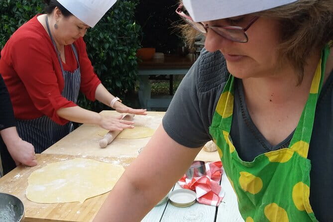 Florence Cooking Class with Wine Pairing in Mirella's Garden Home - The 3-hour flow, starting at Teatro Comunale Antella