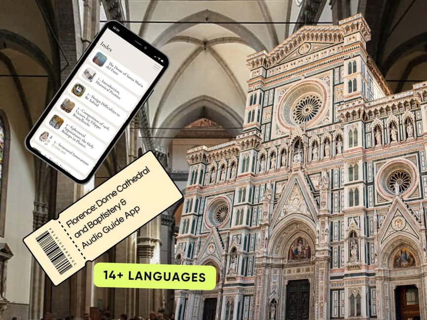 Florence: Duomo Cathedral Timed Entry Ticket & Audio App - Priority Entry Through Express Security, Not No-Line Magic