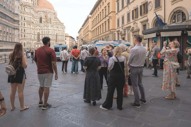 Florence Duomo Square Guided Walking Tour with Entry Tickets - Baptistery of Saint John: entering through the Gates of Paradise