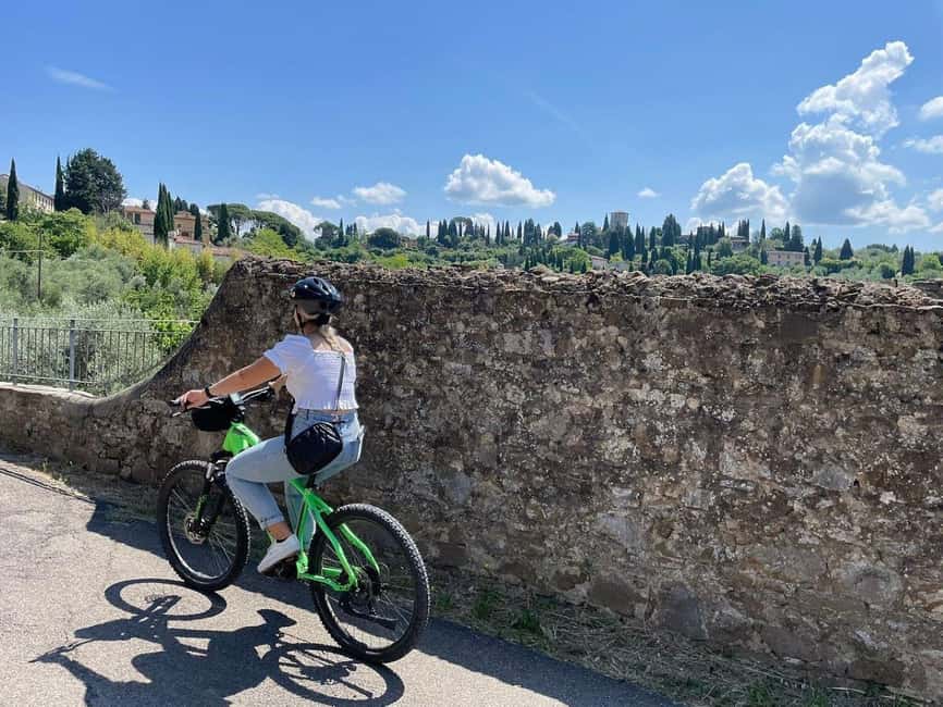 Florence: E-Bike Tour in Tuscany with Winery & Wine Tasting - Riding ancient countryside roads on an e-bike (without the strain)