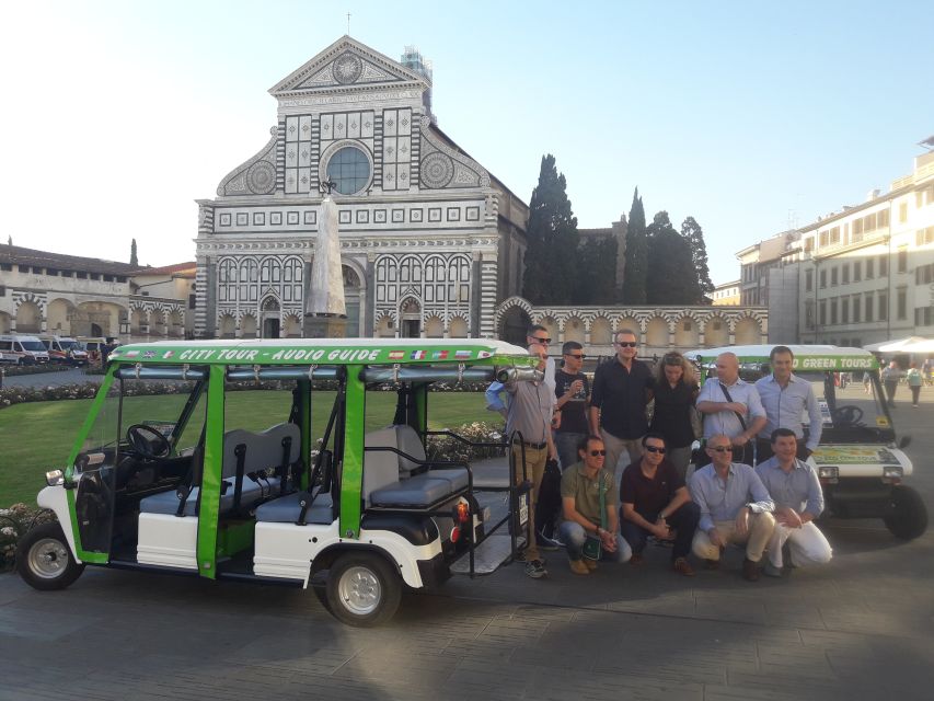 Florence: Eco-Friendly Golf Cart City Tour with Audio Guide - Key things to know before you go
