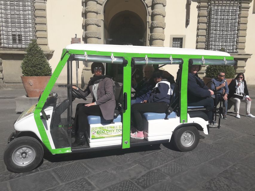 Florence: Eco-Friendly Golf Cart City Tour with Audio Guide - Gliding past Florence’s train station toward Santa Maria Novella