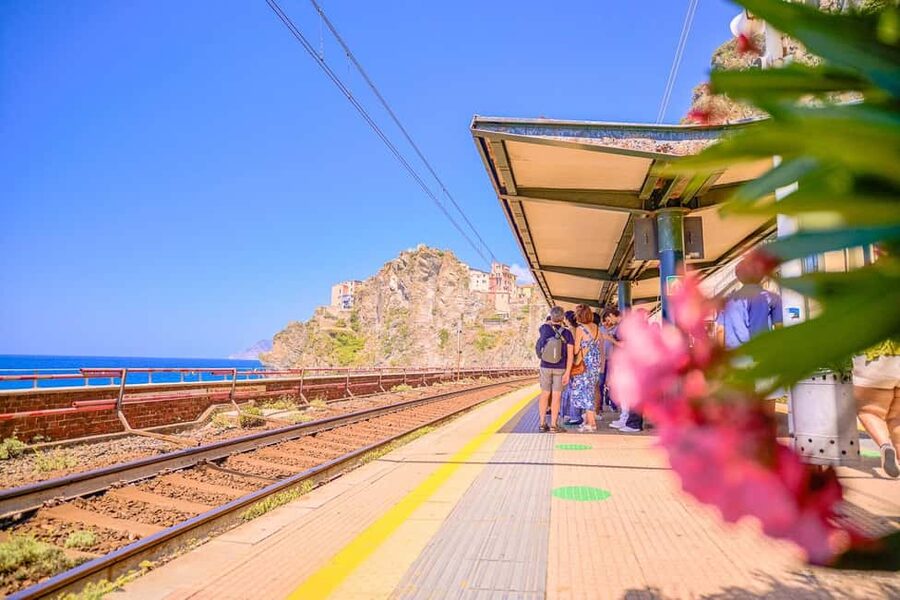 Florence: Full day Tour to Cinque Terre and Pisa - Monterosso al Mare: beach time, swimming, and sun management