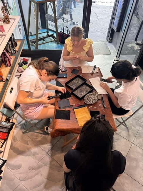Florence: Leather Wallet-Making Workshop with Coffee - The Studio Experience: Coffee, Conversation, and Hands-On Focus
