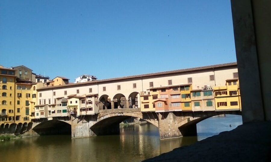 Florence: LGBTQ Renaissance Walking Tour with Mila - Santa Trinita Bridge and the route toward Medici power