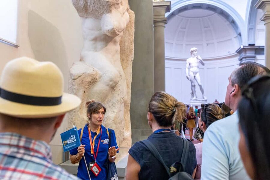 Florence:Michelangelo's David & Accademia Skip-the-Line tour - The unfinished Prisoners: seeing the workshop in motion