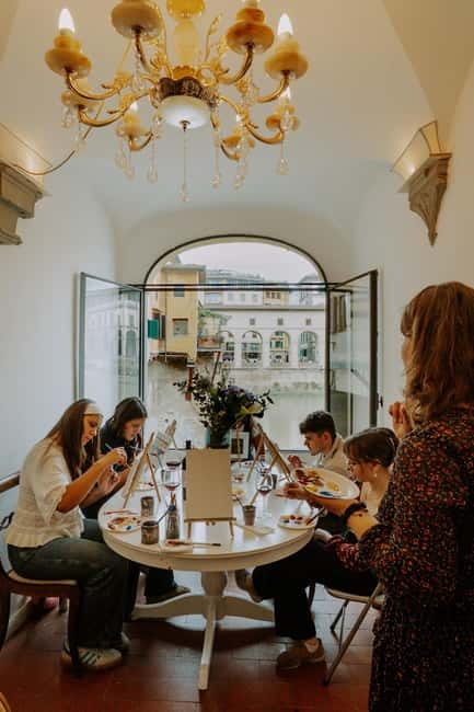 Florence: Paint&Wine with the view of Ponte Vecchio - Tips to Get the Most From Your 2 Hours