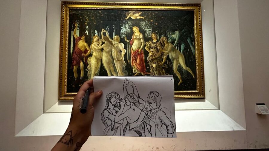 Florence : Painting and Wine - Meeting the artist-sommelier: where the Florence magic starts