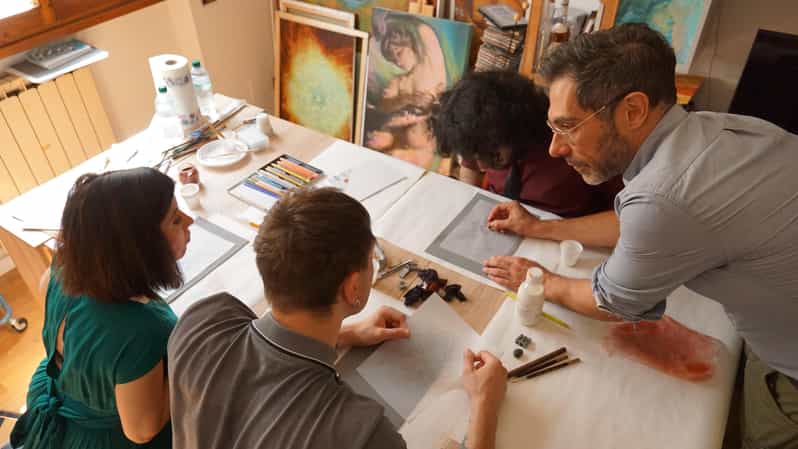 Florence: Painting experience, create your Florentine Lily! - What’s actually included: materials, tools, and the finished souvenir