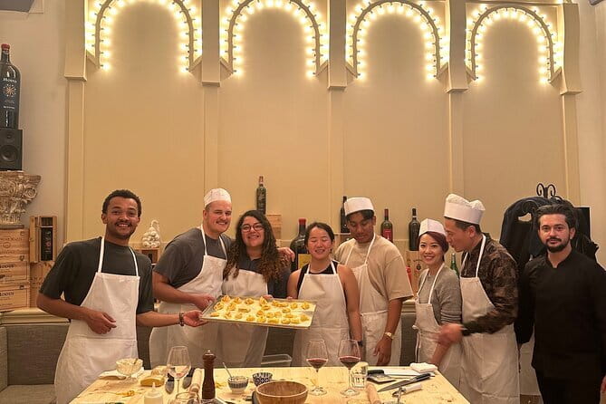 Florence: Pasta Cooking Class with Unlimited Wine - Inside a 1200s tower near Brunelleschi