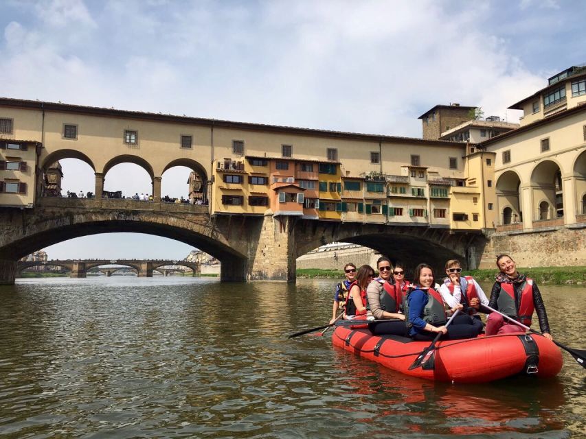 Florence: Pontevecchio Bridge and City Sights Rafting Cruise - Sights From the River: Ponte Vecchio, Uffizi Area, and the Bridges in Between