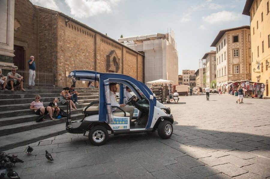 Florence: Private Electric Mini Car Tour with Local Guide - Santa Croce, Santo Spirito, and San Lorenzo: Real Florence Energy