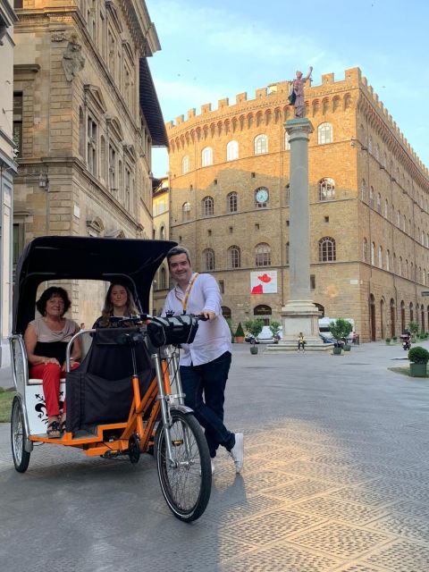 Florence: Private Transport by Rickshaw - Meeting at Hotel Roma: where the ride starts and how it feels