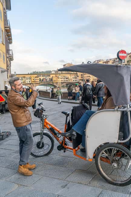 Florence: Private Transport by Rickshaw - The big perk: your private driver can stop for what you care about