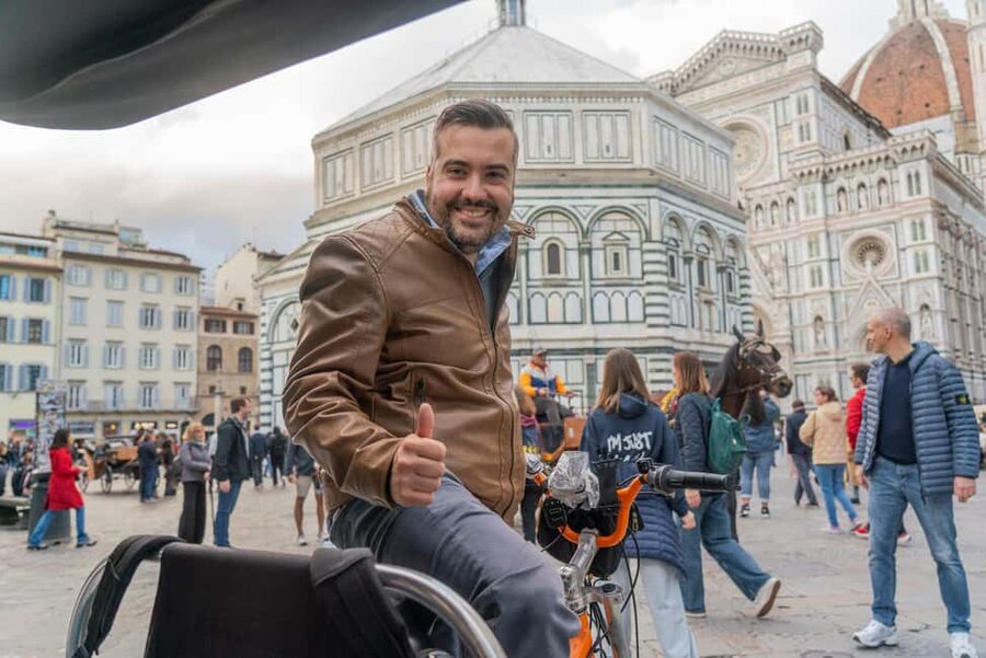 Florence: Private Transport by Rickshaw - Santa Maria Novella to Santa Croce: a route that teaches the city’s layout