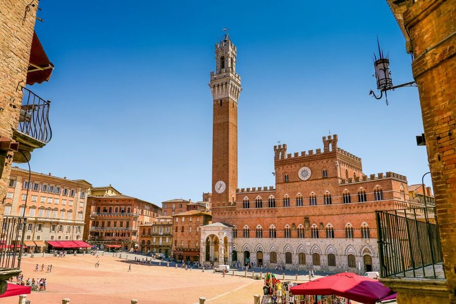 Florence: Siena San Gimignano Private Day Tour by Deluxe Car - Siena on foot: Campo square, cathedral art, and Palio energy
