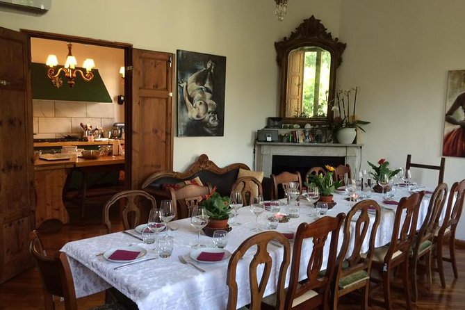 Florence Small-Group Pasta Class with Seasonal Ingredients - Wine, water, and the shared table meal you cook into existence