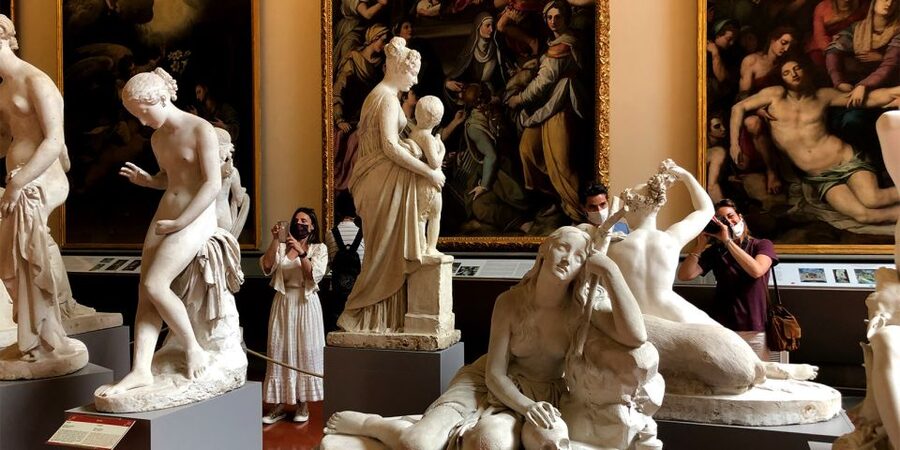 Florence: Timed Entry Ticket to Michelangelo's David & eBook - Gipsoteca plaster models and Medici musical instruments