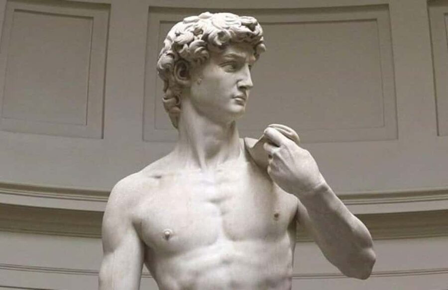 Florence: Uffizi, Accademia & Duomo Guided Tour - What to pack (and what not to bring) for Florence museum stairs
