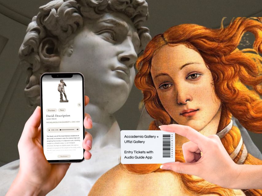 Florence: Uffizi & Accademia Priority Tickets with Audio App - Key points to know before you go