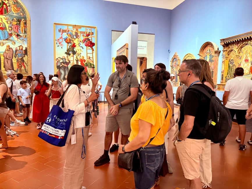 Florence: Uffizi & Accademia Small Group Walking Tour - Inside the Uffizi: Botticelli, Leonardo, Michelangelo, and the Terrace Views