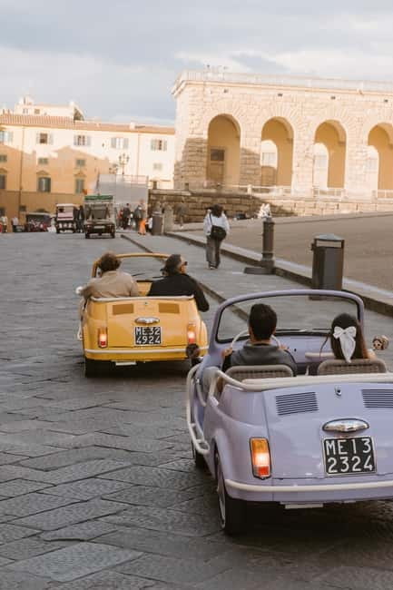 Florence Vintage Electric Fiat 500 – Private City Tour - Piazzale Michelangelo: Florence’s iconic overview, explained in 30 minutes