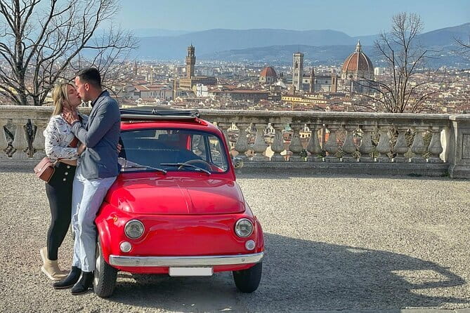 Florence Vintage Fiat 500 Tour with Wine Tasting at Farm - San Miniato al Monte: your best Florence view in about 20 minutes