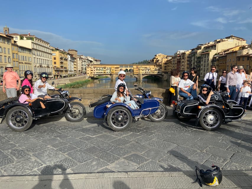 Florence Vintage Motorcycle Sidecar ride - Morning or Sunset - Cost and value: what $199 buys you in real terms