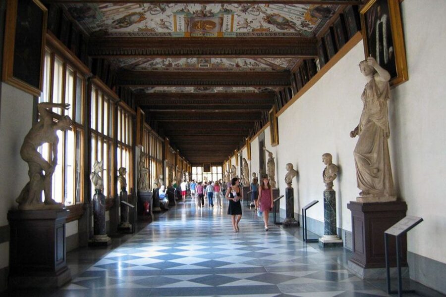 Florence: Walking Tour, Accademia Gallery & Uffizi Gallery - Uffizi Gallery: From Middle Ages to Renaissance in 2 Hours (Give or Take)