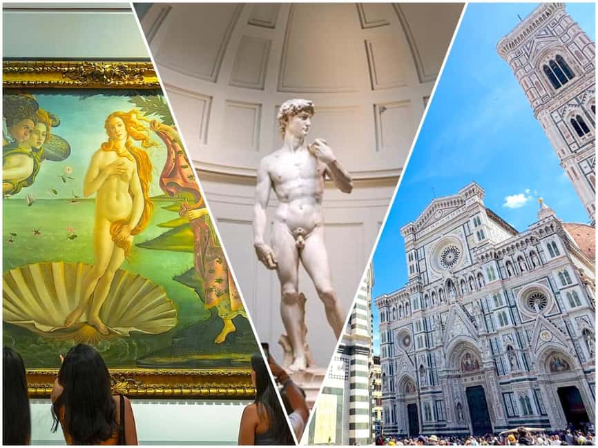 Florence: Walking Tour with David, Duomo & Uffizi Gallery - Duomo Exterior Views: Santa Maria del Fiore Without the Ticket Hassle