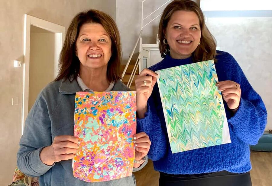 Florentine Paper Marbling Artisan Experience - Studio Setup at Via dei Giraldi 11: Entering L’appartamento