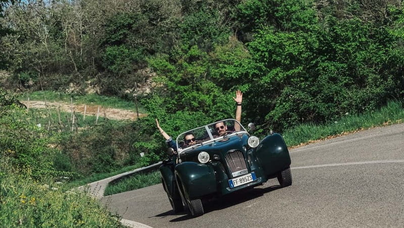 From Firenze | Chianti day tour in a classic car - Chianti Hills stop: your first hour of views and road drama